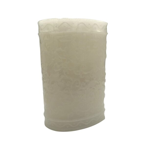 Flameless Pillar Wax Candle Heart Shaped Battery 6” Valentine’s Day Romantic NEW - Picture 6 of 12